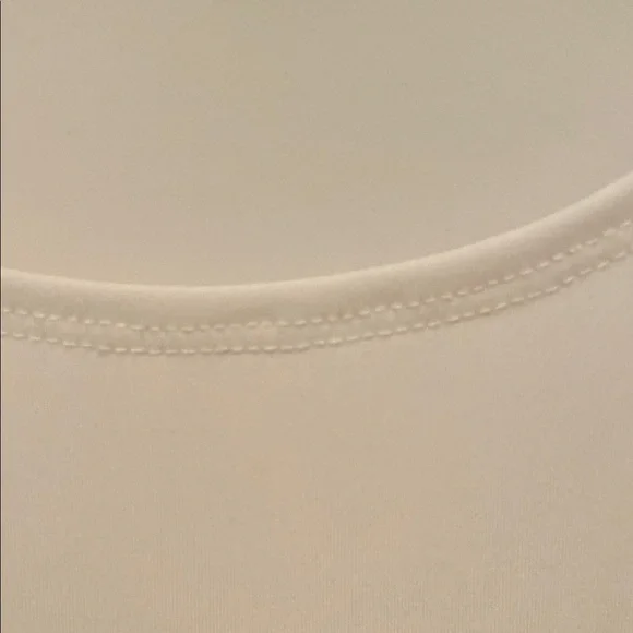 Susan Graver Modern Essentials Liquid Knit Elbow Sleeve Tunic Top White M New - Picture 9 of 9